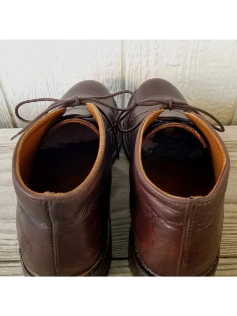 Frye Chukka Mens Brown Full Grain Leather High Top Boots 11.5 D 87882